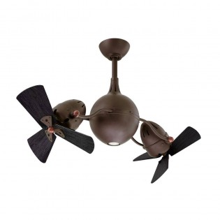 Ventilateur Plafond Acqua 93cm Bronze Noir