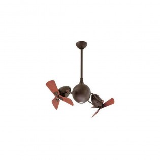 Ventilateur Plafond Acqua 99cm Bronze Acajou