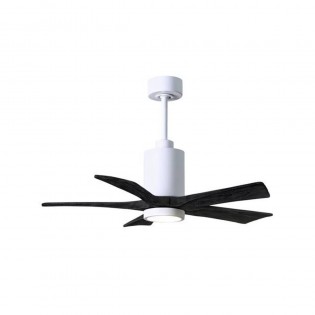 Ventilateur Plafond Patricia-5 106cm Blanc Noir