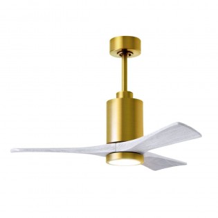 Ventilateur Plafond Patricia-3 107cm Laiton Blanc