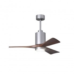 Ventilateur Plafond Patricia-3 106cm Nickel Noyer