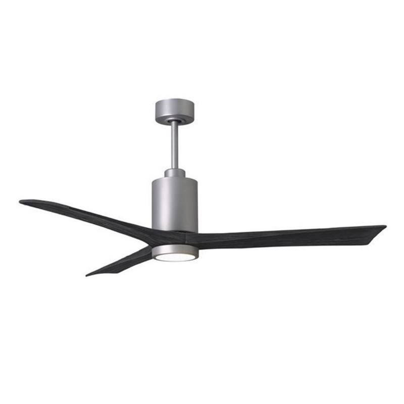 Ventilateur Plafond Patricia-3 152cm Nickel Noir