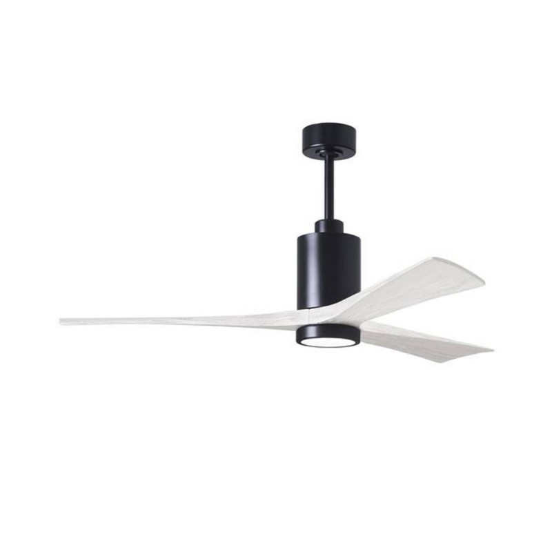 Ventilateur Plafond Patricia-3 152cm Noir Blanc