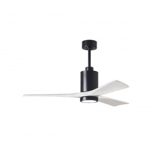 Ventilateur Plafond Patricia-3 132cm Noir Blanc