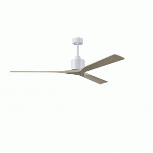 Ventilateur Plafond Nan XL 183cm Blanc Frêne gris