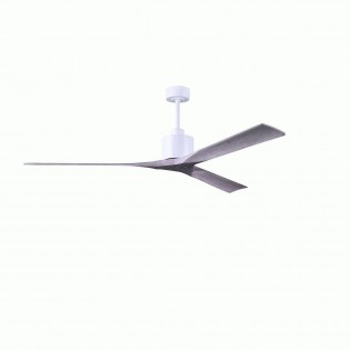 Ventilateur Plafond Nan XL 183cm Blanc Bois vieilli