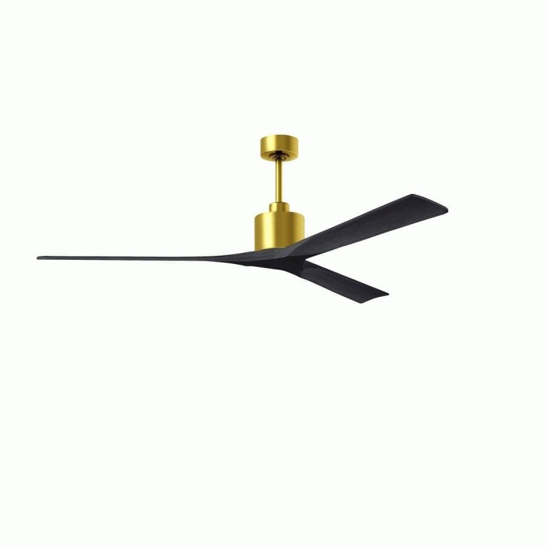 Ventilateur Plafond Nan XL 183cm Laiton Noir