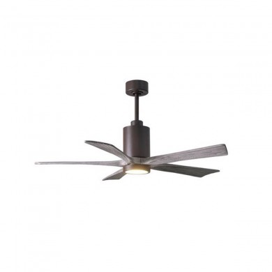 Ventilateur Plafond Patricia-5 132cm Bronze Bois Vieilli