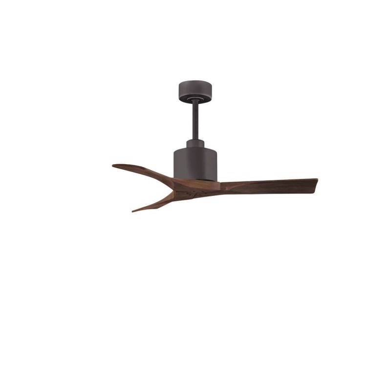 Ventilateur Plafond Nan 107cm Bronze Noyer