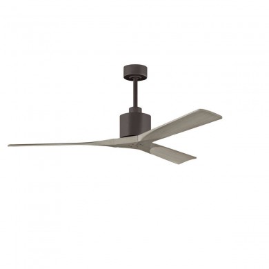 Ventilateur Plafond Nan 152cm Bronze Frêne gris