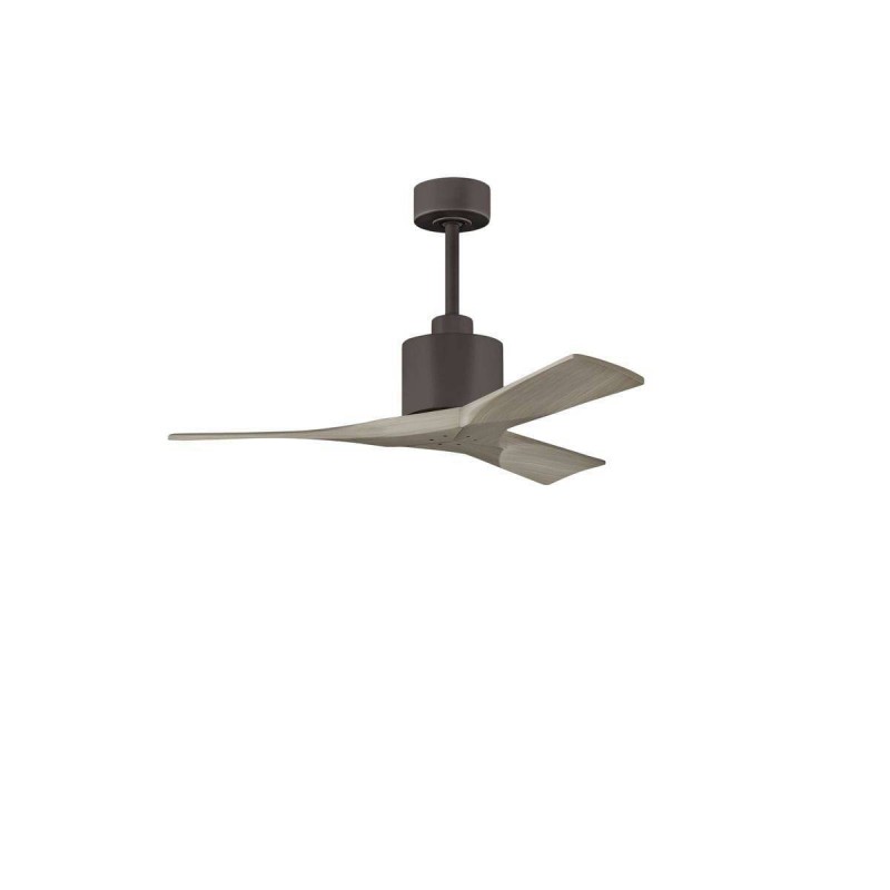 Ventilateur Plafond Nan 107cm Bronze Frêne gris