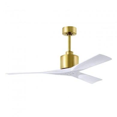 Ventilateur Plafond Nan 132cm Laiton Blanc