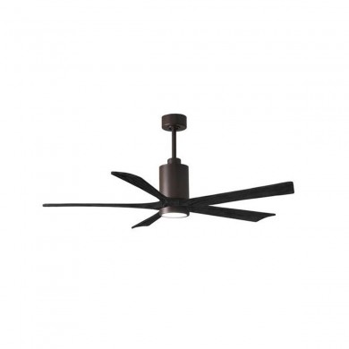 Ventilateur Plafond Patricia-5 152cm Bronze Noir