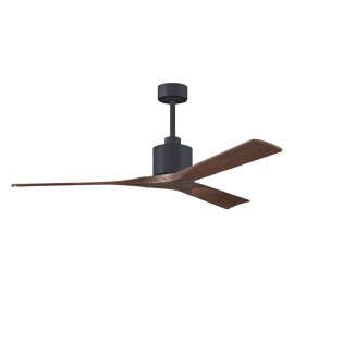 Ventilateur Plafond Nan 152cm Noir Noyer