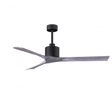 Ventilateur Plafond Nan 152cm Noir Bois vieilli