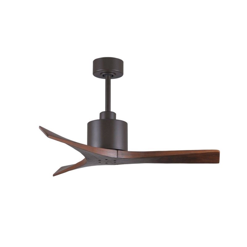 Ventilateur Plafond Mollywood 107cm Bronze Noyer