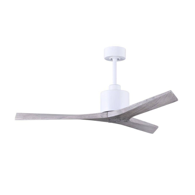 Ventilateur Plafond Mollywood 132cm Blanc Bois vieilli