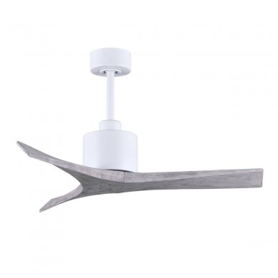 Ventilateur Plafond Mollywood 107cm Blanc Bois vieilli