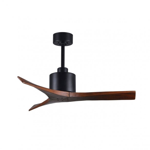 Ventilateur Plafond Mollywood 107cm Noir Noyer