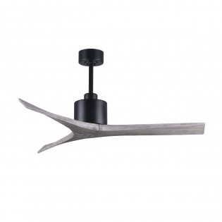 Ventilateur Plafond Mollywood 132cm Noir Bois vieilli