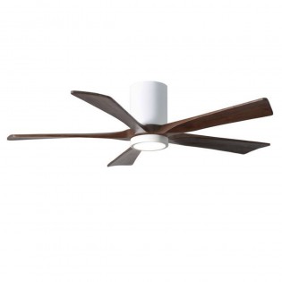 Ventilateur Plafond Irene-5HLK 132cm Blanc Noyer