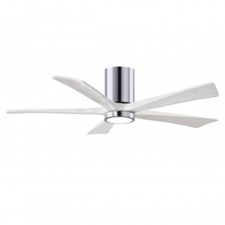 Ventilateur Plafond Irene-5HLK 132cm Chromé Poli Blanc