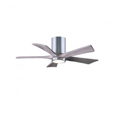 Ventilateur Plafond Irene-5HLK 106cm Chromé Poli Bois Vieilli