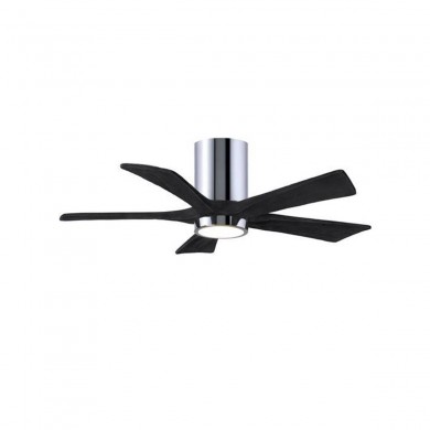 Ventilateur Plafond Irene-5HLK 106cm Chromé Poli Noir