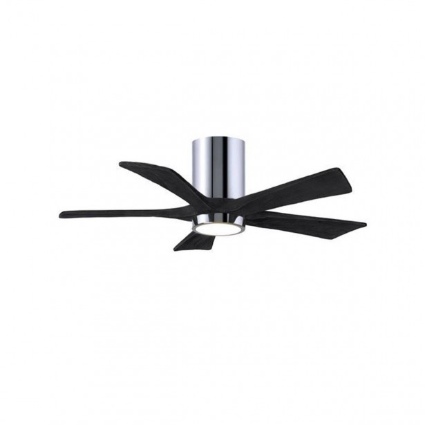 Ventilateur Plafond Irene-5HLK 106cm Chromé Poli Noir