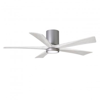 Ventilateur Plafond Irene-5HLK 132cm Nickel Blanc