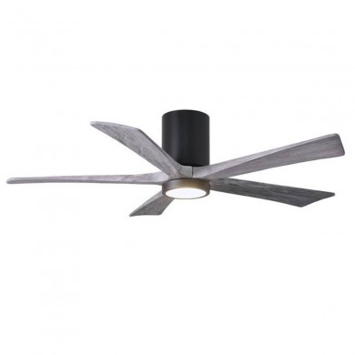 Ventilateur Plafond Irene-5HLK 132cm Noir Bois Vieilli