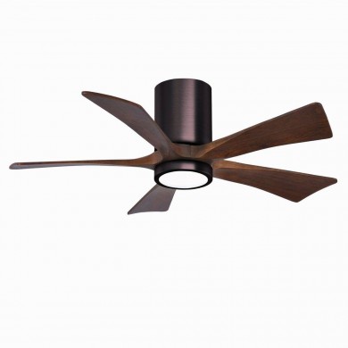 Ventilateur Plafond Irene-5HLK 107cm Bronze brossé Noyer