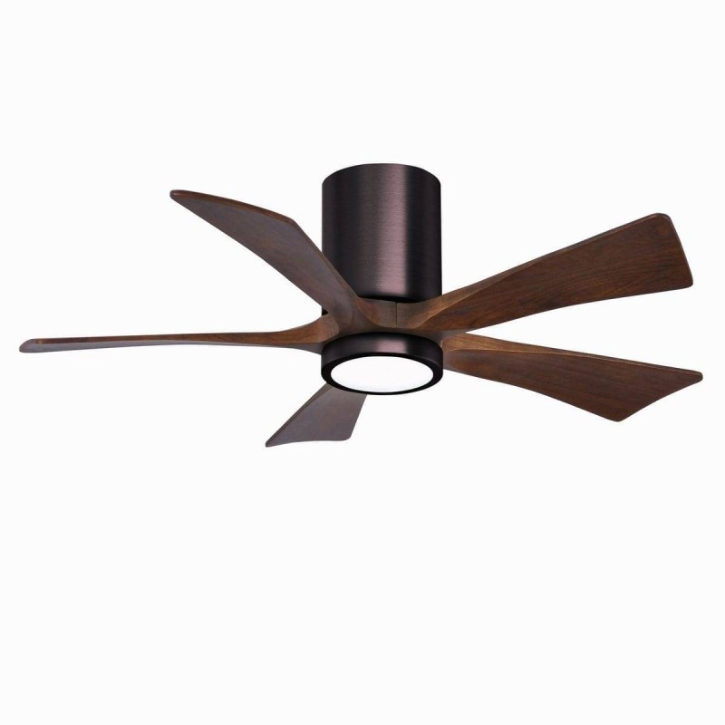 Ventilateur Plafond Irene-5HLK 107cm Bronze brossé Noyer