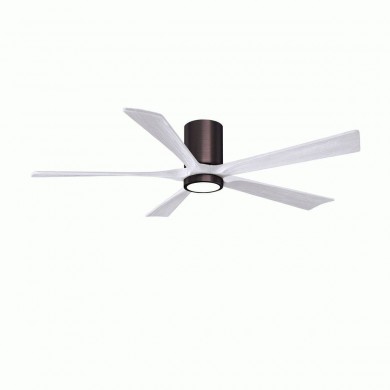 Ventilateur Plafond Irene-5HLK 152cm Bronze brossé Blanc