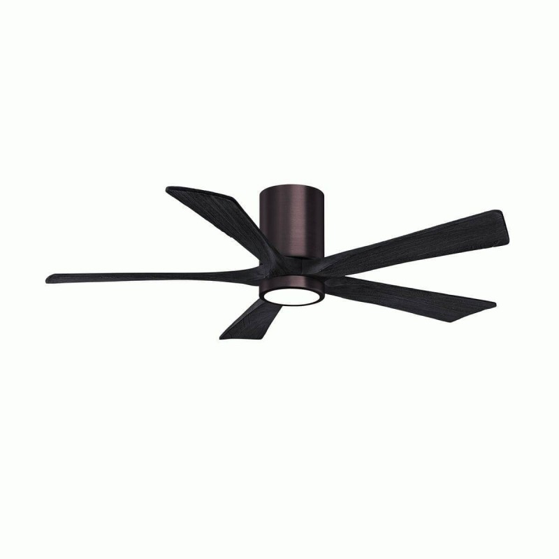 Ventilateur Plafond Irene-5HLK 132cm Bronze brossé Noir