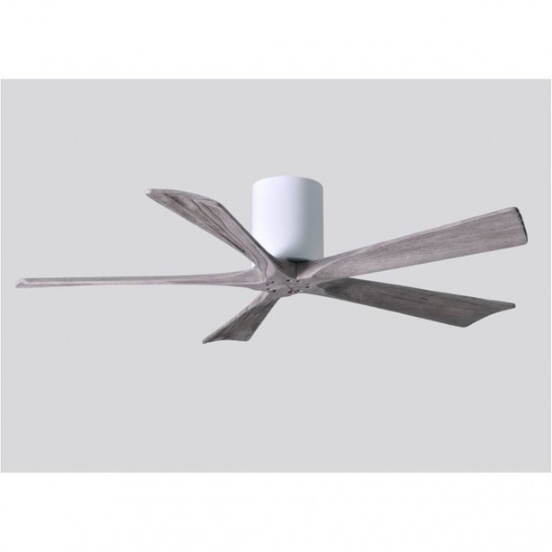 Ventilateur Plafond Irene-5H 132cm Blanc Bois vieilli