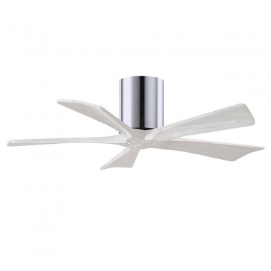 Ventilateur Plafond Irene-5H 107cm Chromé poli Blanc