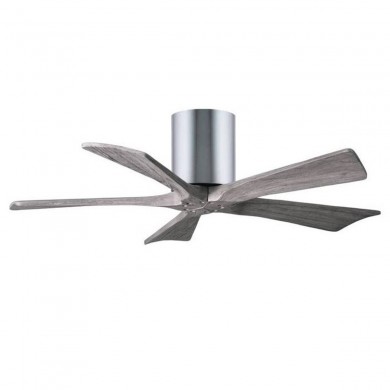 Ventilateur Plafond Irene-5H 106cm Chromé Poli Bois vieilli