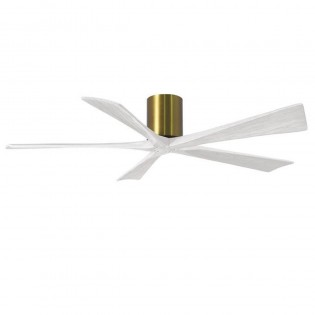 Ventilateur Plafond Irene-5H 152cm Laiton Blanc