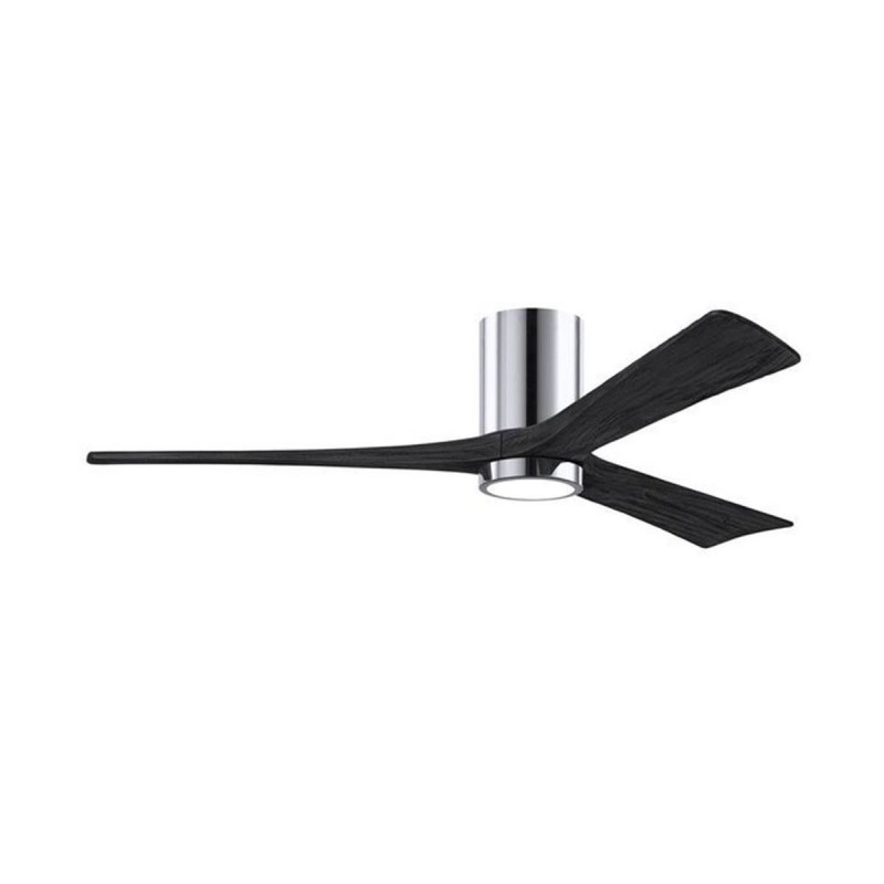 Ventilateur Plafond Irene-3HLK 152cm Chromé Poli Noir