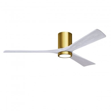 Ventilateur Plafond Irene-3HLK 152cm Laiton Blanc