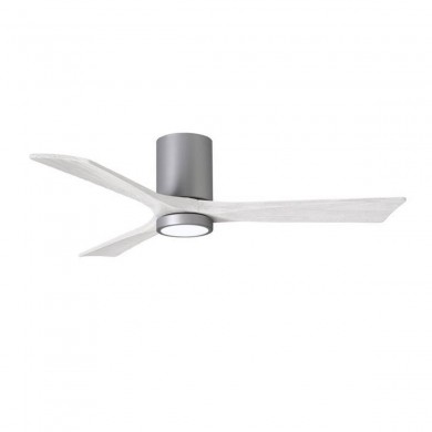 Ventilateur Plafond Irene-3HLK 132cm Nickel Blanc