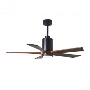 Ventilateur Plafond Patricia-5 132cm Noir Noyer