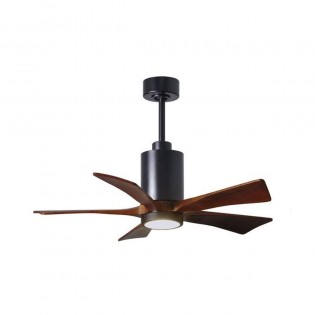 Ventilateur Plafond Patricia-5 106cm Noir Noyer