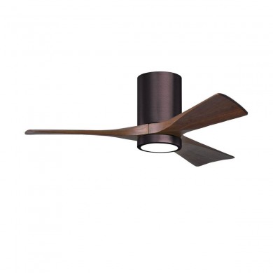 Ventilateur Plafond Irene-3HLK 107cm Bronze brossé Noyer