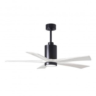 Ventilateur Plafond Patricia-5 132cm Noir Blanc