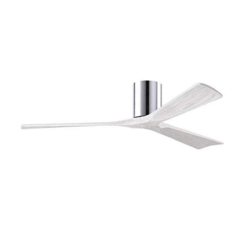 Ventilateur Plafond Irene-3H 152cm Chromé Poli Blanc