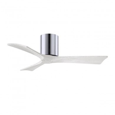 Ventilateur Plafond Irene-3H 106cm Chromé Poli Blanc