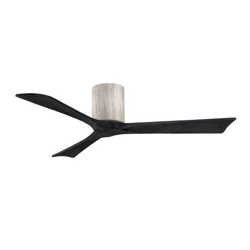 Ventilateur Plafond Irene-3H 132cm Bois Vieilli Noir