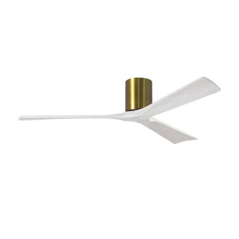 Ventilateur Plafond Irene-3H 152cm Laiton Blanc